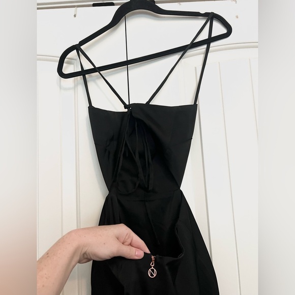 Nookie Stella Cut Out Gown in Black - Picture 7 of 9